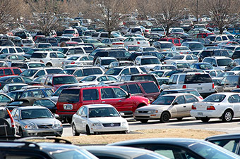 Crowded Parking Lots