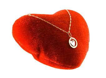 Typical Heart Shaped Valentines Day Jewelry