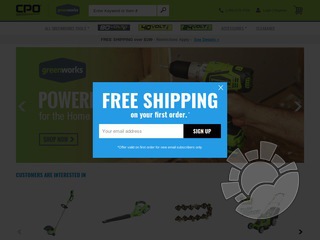 CPO Greenworks Coupons