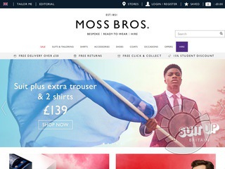 Moss Bros UK Coupons