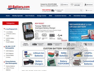 All-Battery.com Coupons