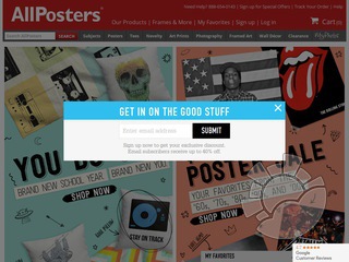 AllPosters Coupons