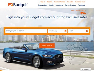 Budget Rent a Car Coupons