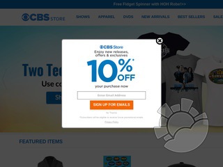 CBS Store Coupons