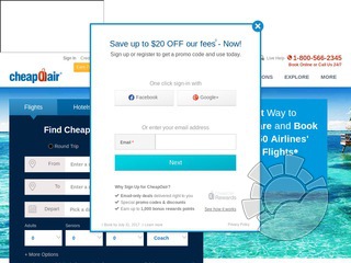 CheapOair Coupons