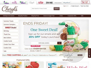 Cheryl's Cookies Coupons