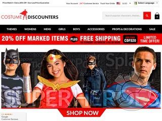 Costume Discounters Coupons