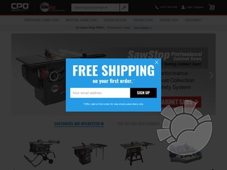 CPO SawStop Coupons