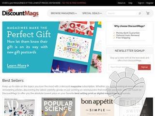 DiscountMags.com Coupons