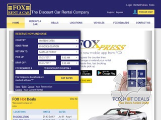 Fox Rent A Car Coupons