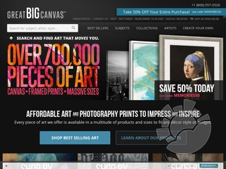 Great Big Canvas Coupons