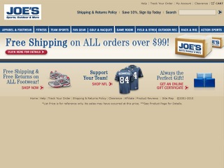 Joe's Sports Coupons