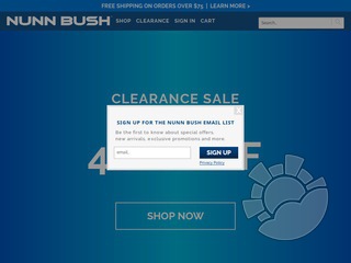 Nunn Bush Coupons