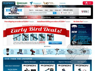 Orion Telescopes & Binoculars Coupons