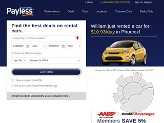 Payless Car Rental Coupons