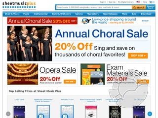 Sheet Music Plus Coupons