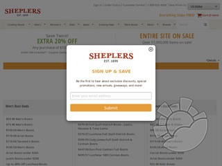 Sheplers Coupons