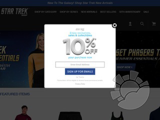 Star Trek Shop Coupons