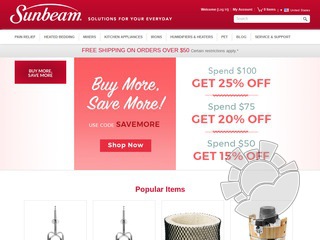 Sunbeam Coupons