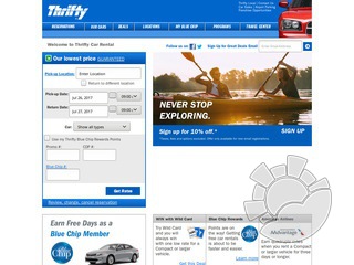 Thrifty Car Rental Coupons