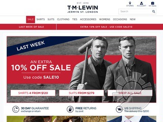 T.M. Lewin Coupons